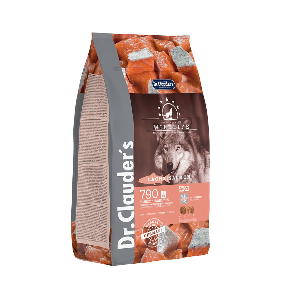 Dr Clauder's Best Choice Dog Dry Wildlife Salmon – 1 kg