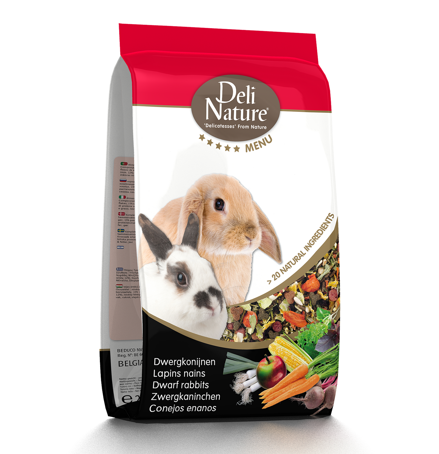 Deli Nature 5* Menu Dwarf Rabbits – 5kg