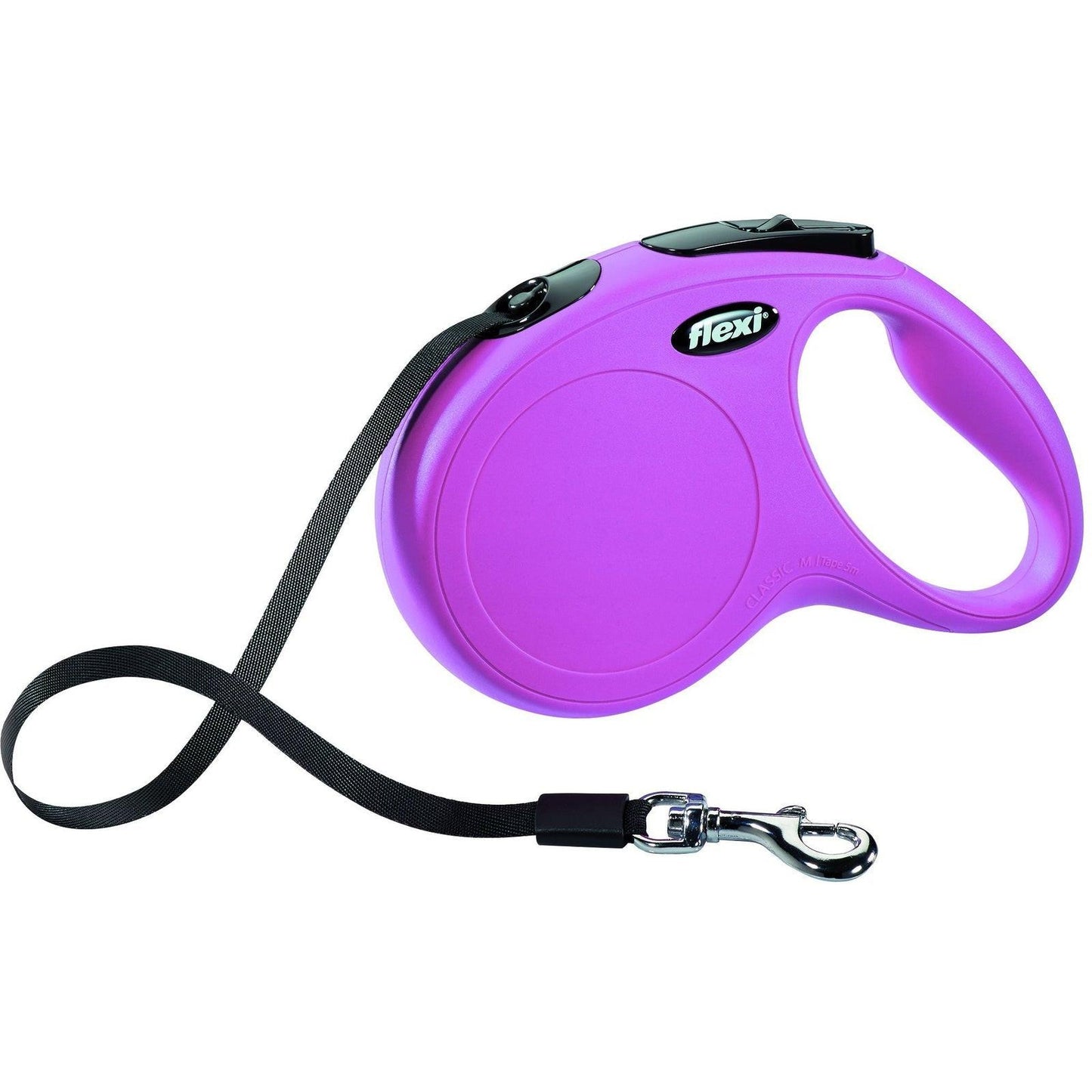 Trixie flexi New CLASSIC, tape leash, M: 5 m, pink.