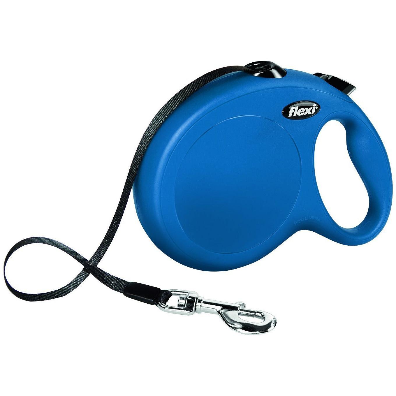 Trixie flexi New CLASSIC, tape leash, L: 8 m, blue.