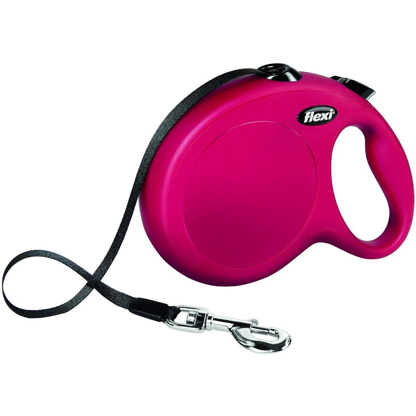 Trixie flexi New CLASSIC, tape leash, L: 8 m, red.