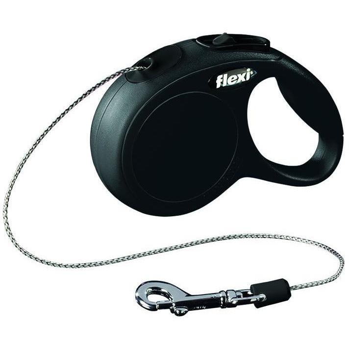 Trixie flexi New CLASSIC, cord leash, xS: 3 m, black.