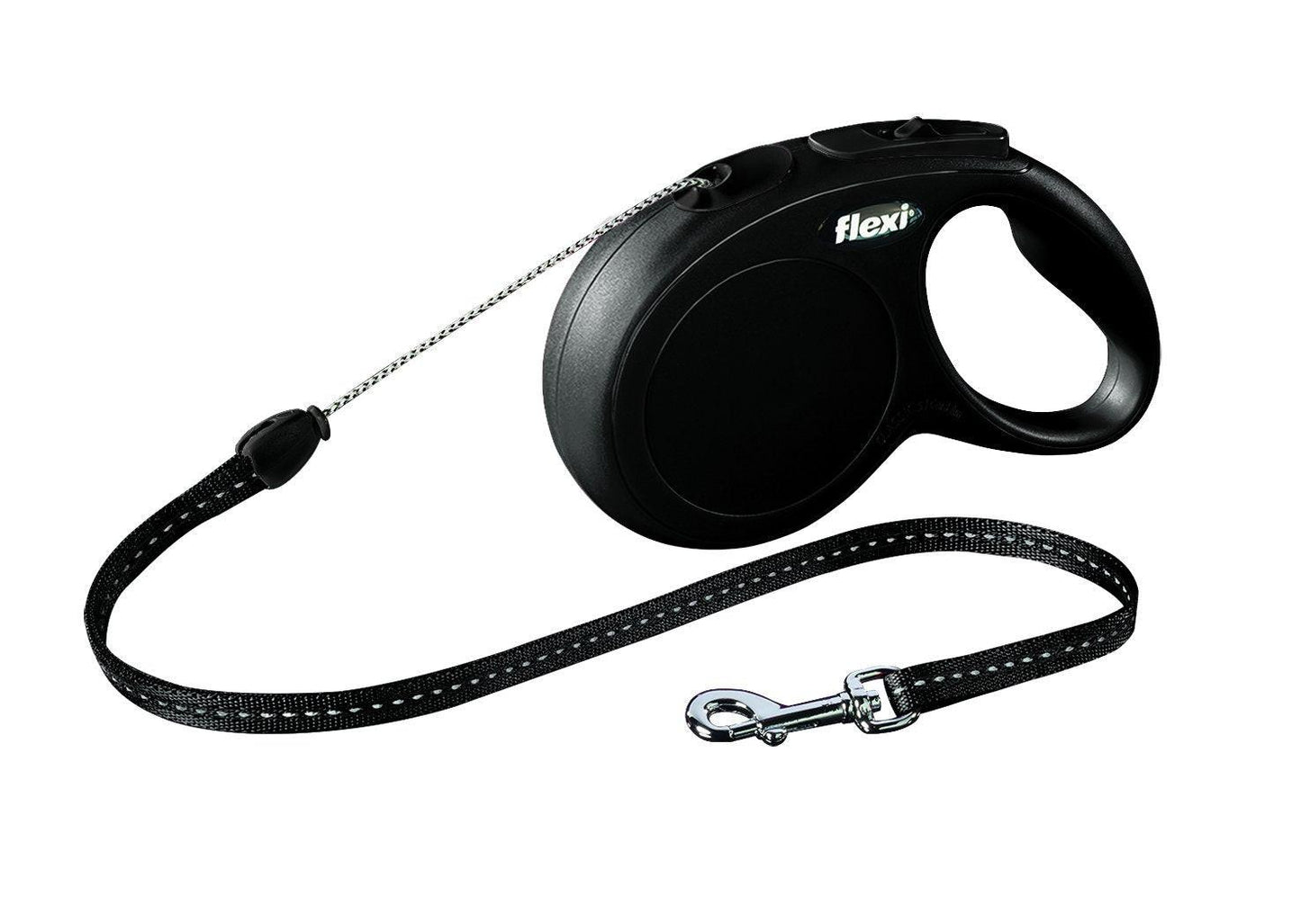 Trixie flexi New CLASSIC, cord leash, S: 8 m, black.