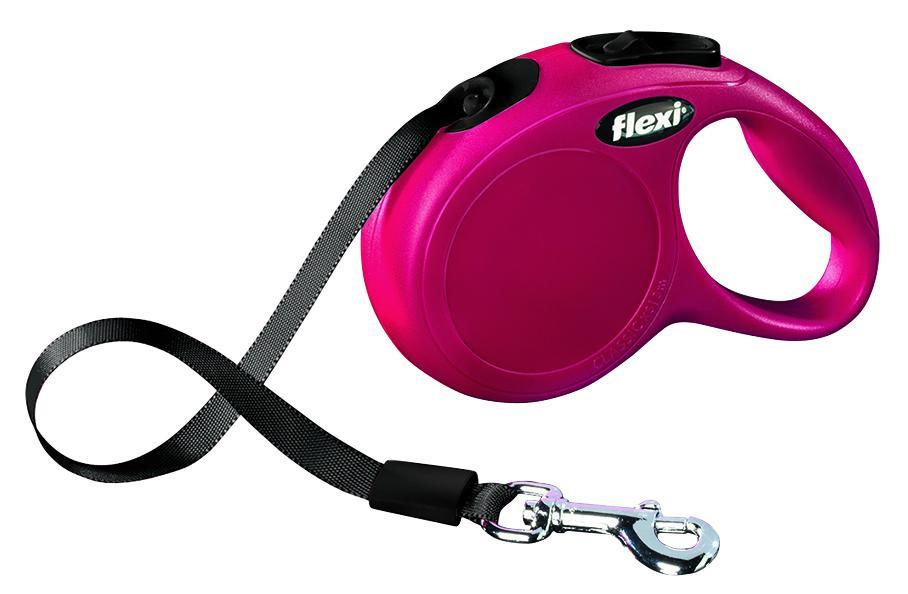 Trixie flexi New CLASSIC, tape leash, XS: 3 m, red.
