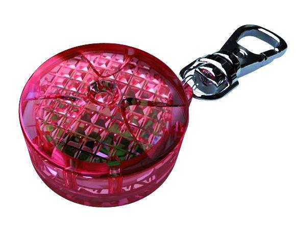 Trixie Flasher for dogs and cats, diam. 2.5 cm, red.