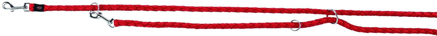 Trixie Cavo adjustable leash, S-M: 2.00 m/diam. 12 mm, red.