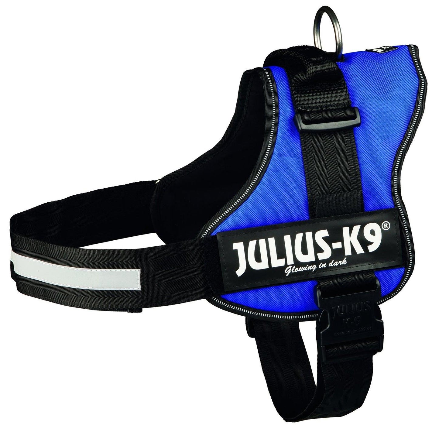 Trixie Julius-K9? Powerharness, 3/XL-XXL: 82-116 cm/50 mm, blue.