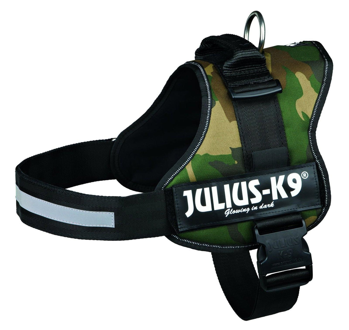 Trixie Julius-K9? Powerharness, 3/XL-XXL: 82-116 cm/50 mm, camouflage.