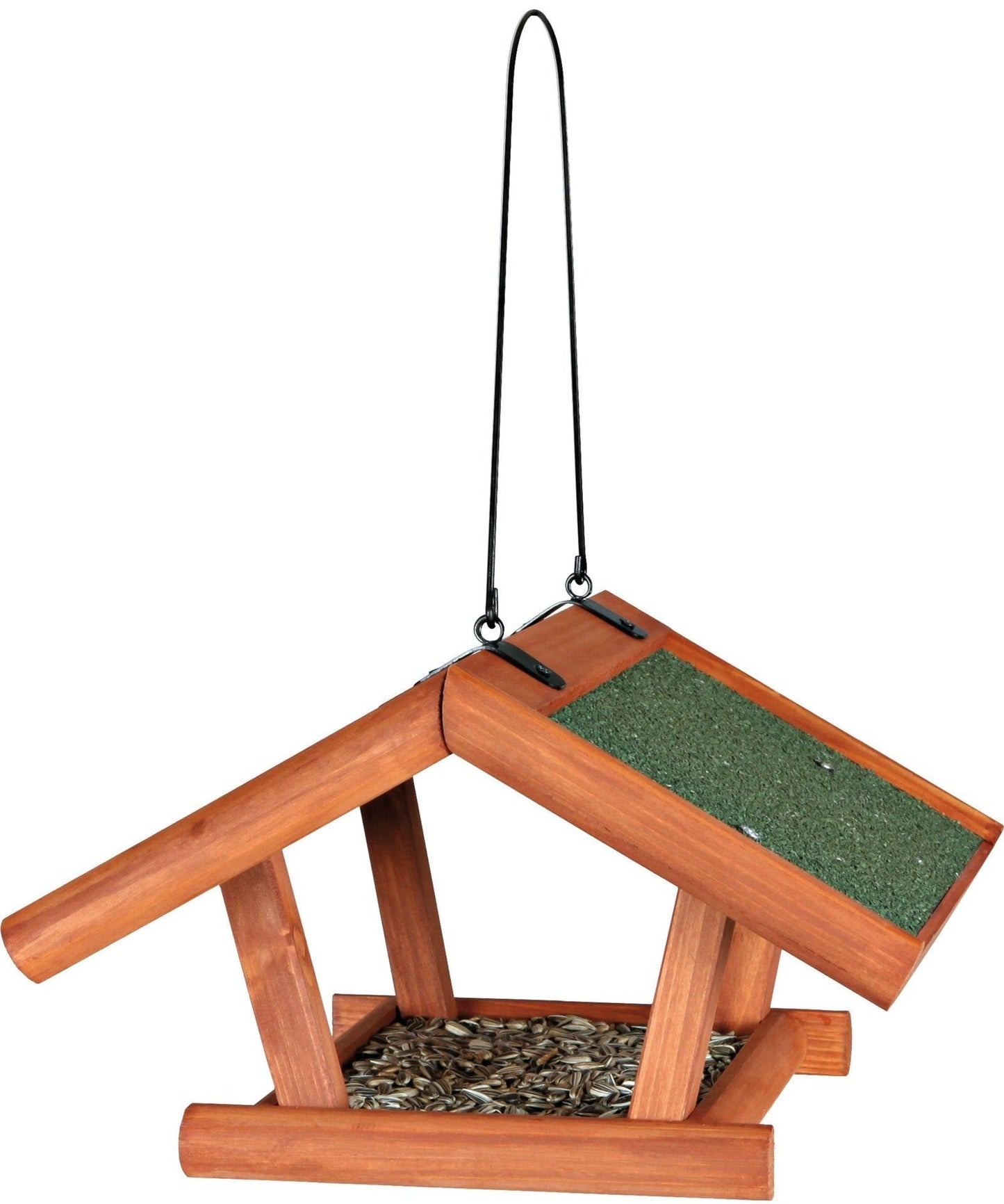 Trixie natura hanging bird feeder, 30 x 18 x 28 cm, brown.
