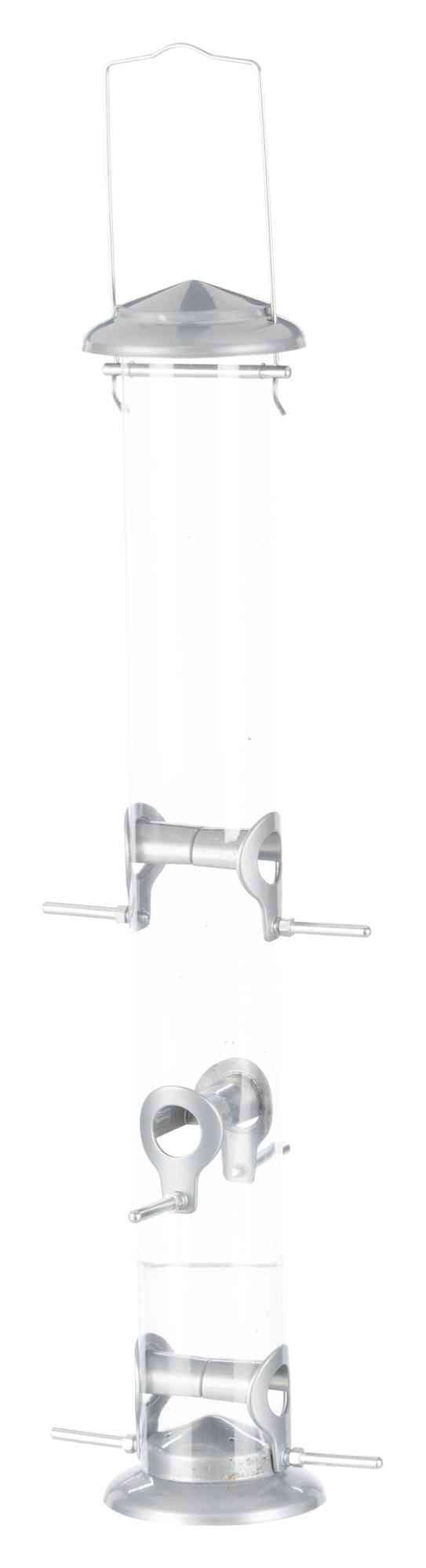 Trixie Food dispenser, 1,300 ml/53 cm, silver.