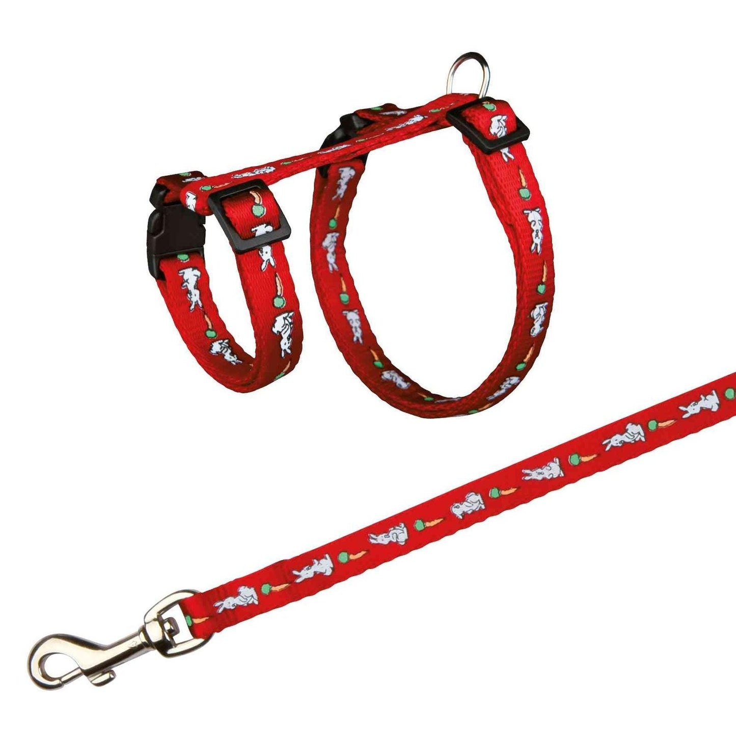 Trixie Harness with leash for rabbits, nylon, 25ƒ??44 cm/10 mm, 1.25 m.