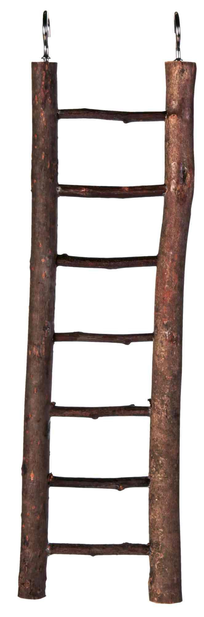 Trixie Natural Living wooden ladder, 7 rungs/30 cm.