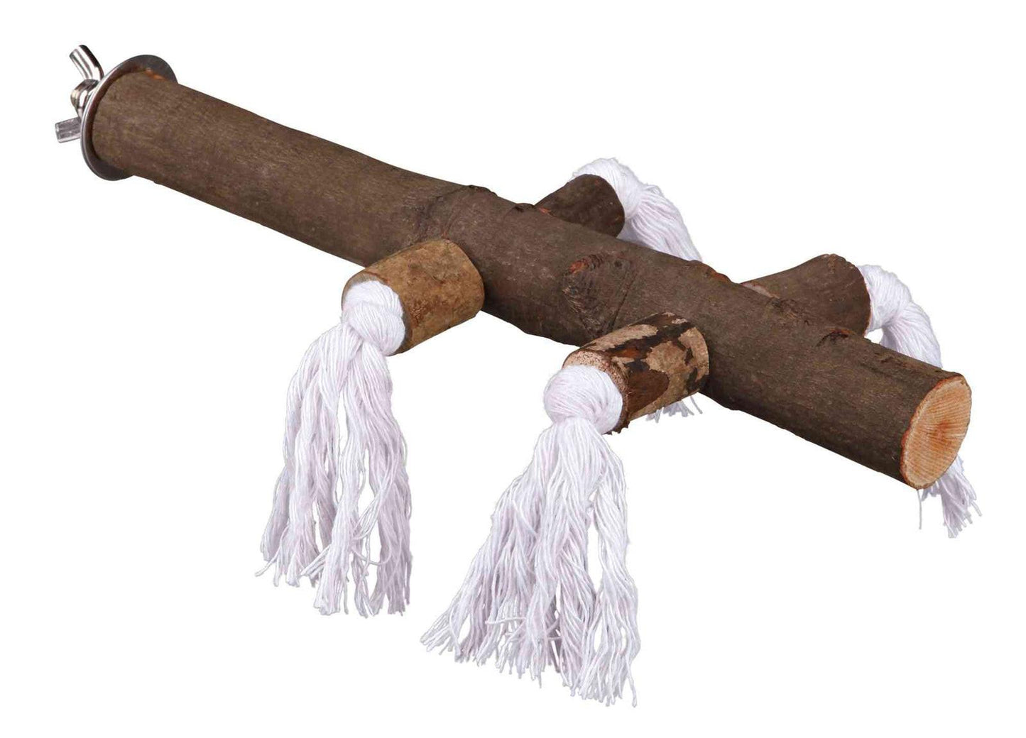 Trixie Natural Living perch with rope, 25 cm/diam. 25 mm.
