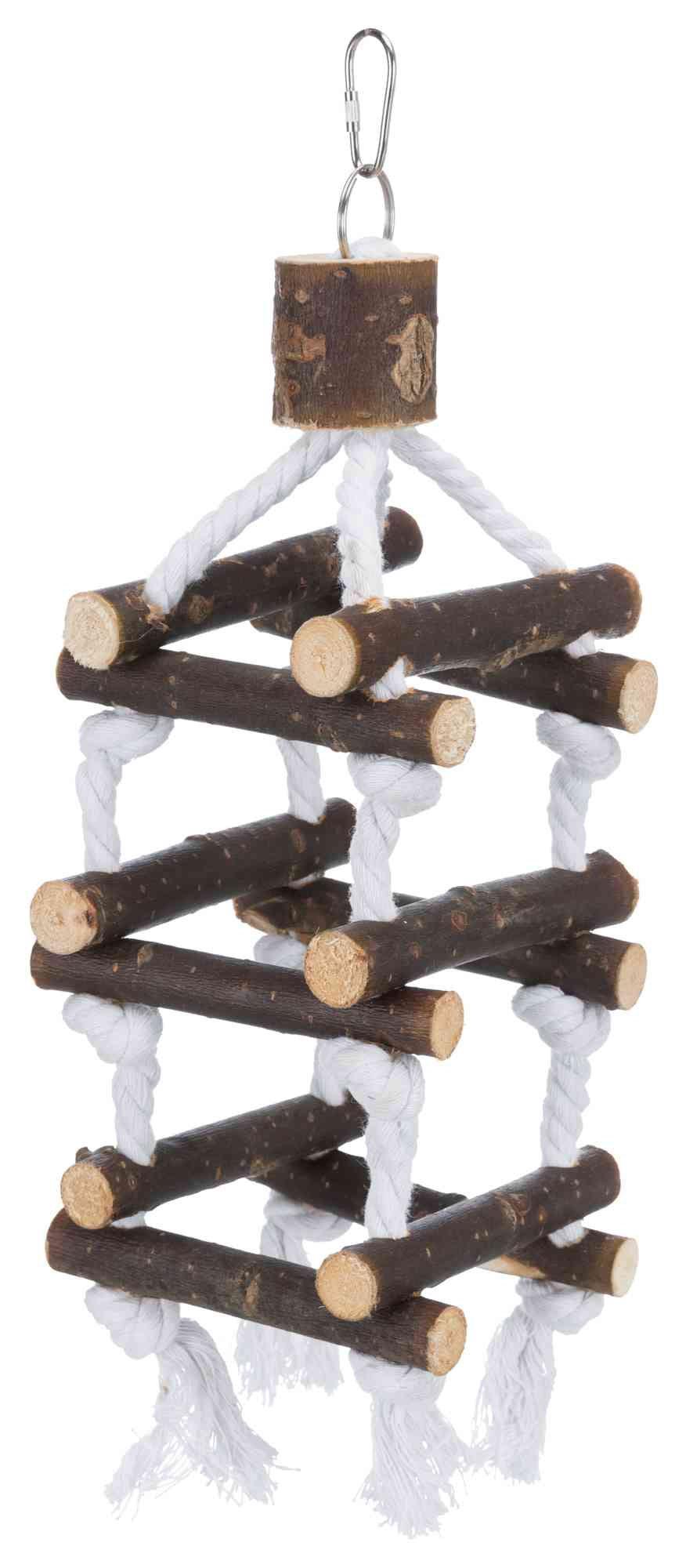 Trixie Natural Living tower with ropes, 34 cm.