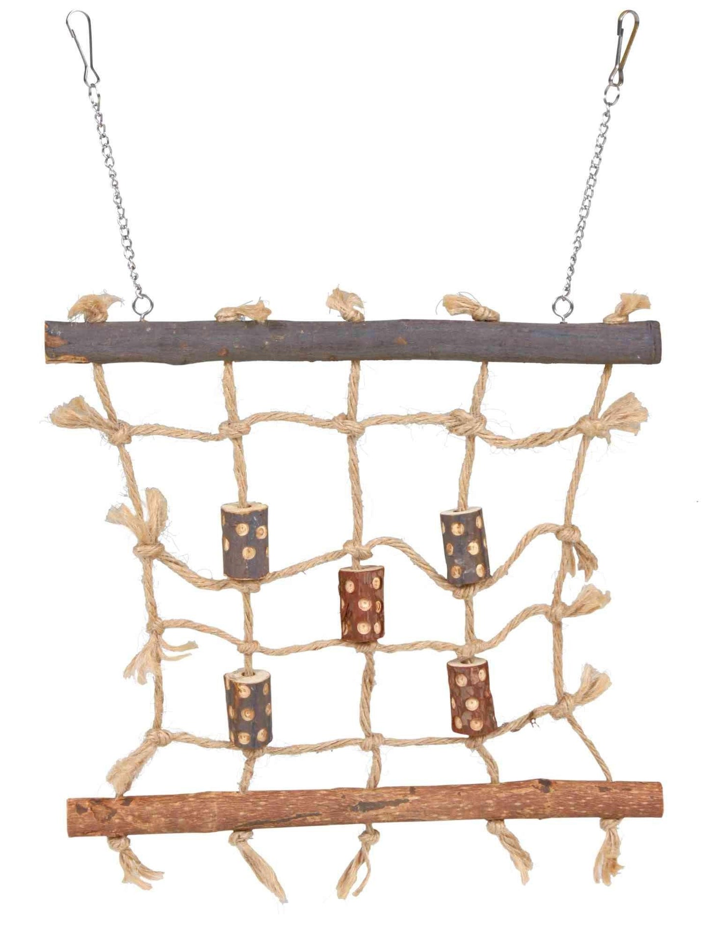 Trixie Natural Living rope climbing wall, 27 x 24 cm.