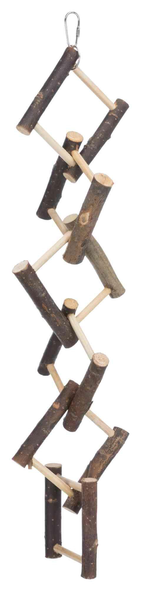 Trixie Natural Living hanging ladder, 12 rungs/58 cm.
