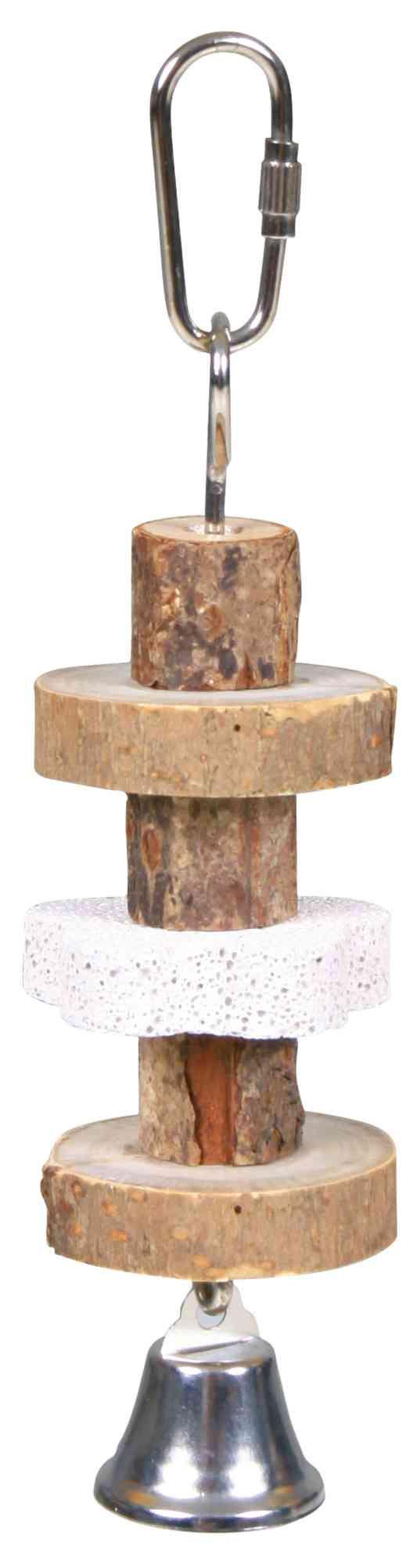 Trixie Gnawing wood with lava stone, 16 cm.