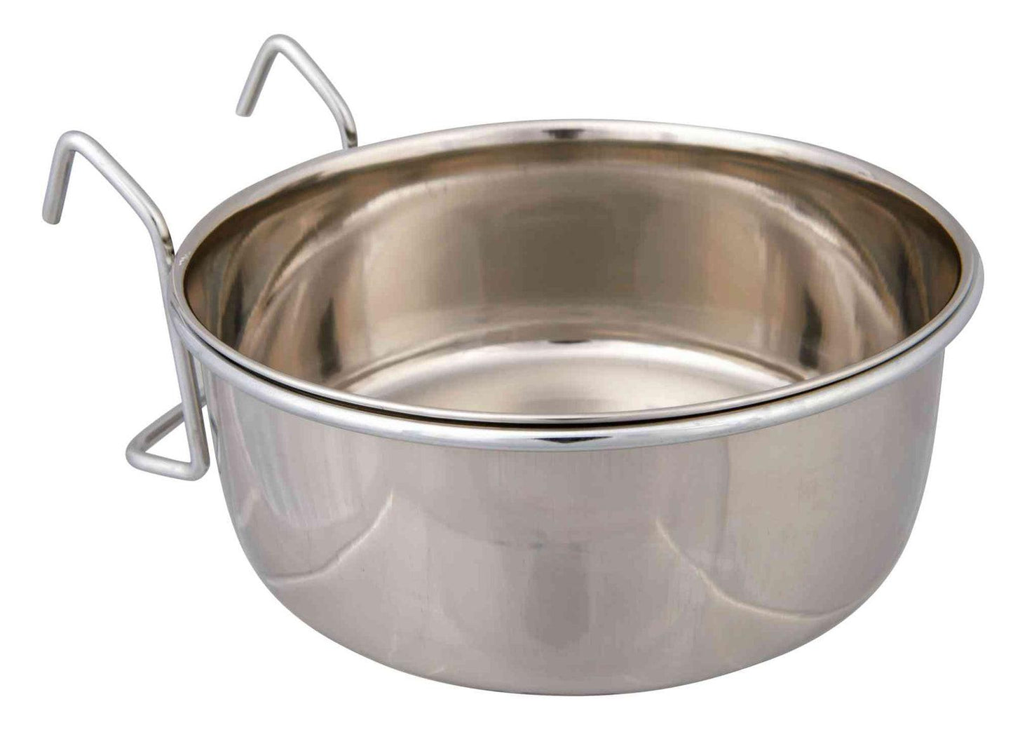 Trixie Stainless steel bowl with holder, 900 ml/diam. 14 cm.