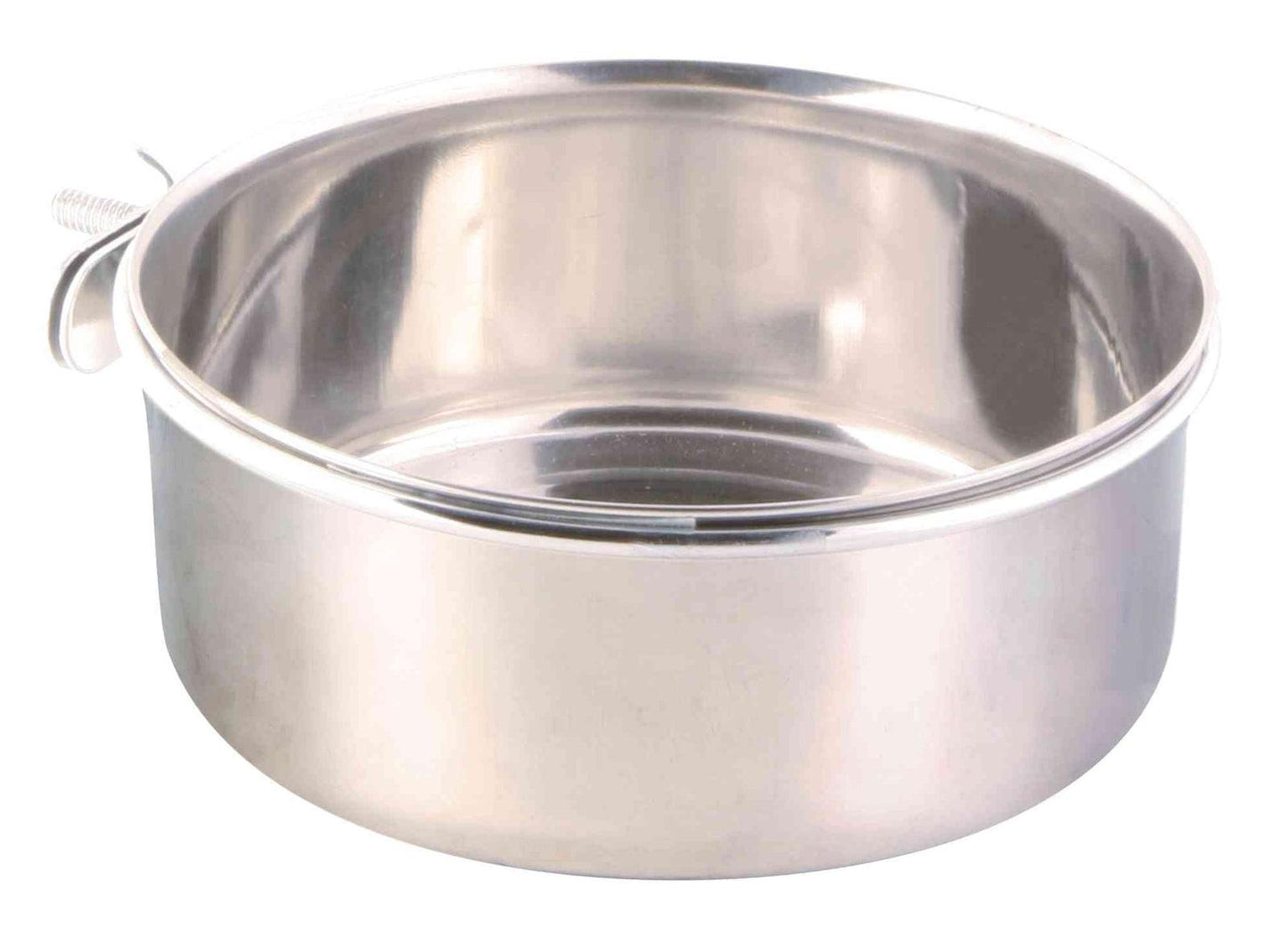 Trixie Stainless steel bowl with screw attachment, 900 ml/diam. 14 cm.