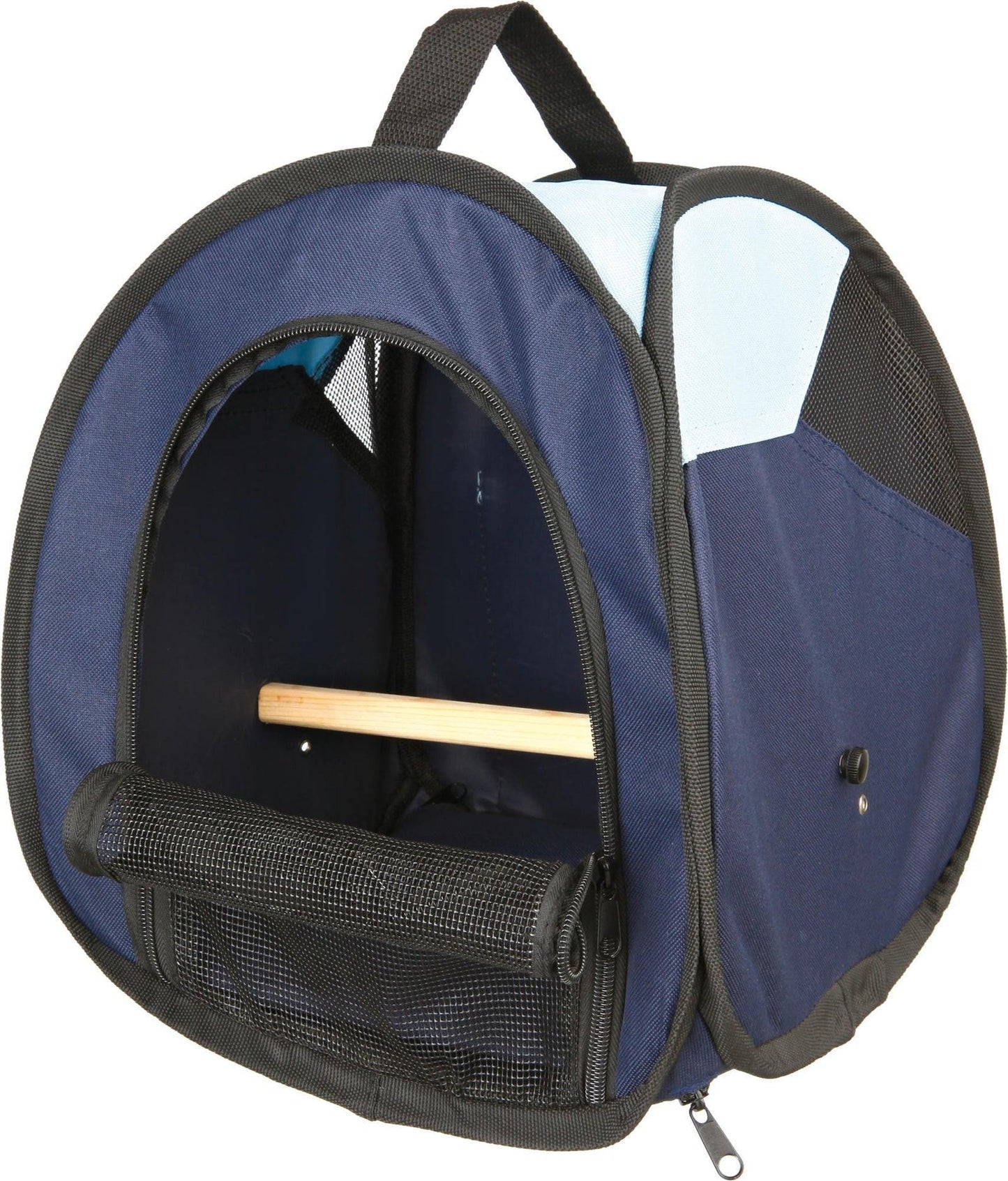 Trixie Transport bag, 27 x 32 x 27 cm, dark blue/light blue.
