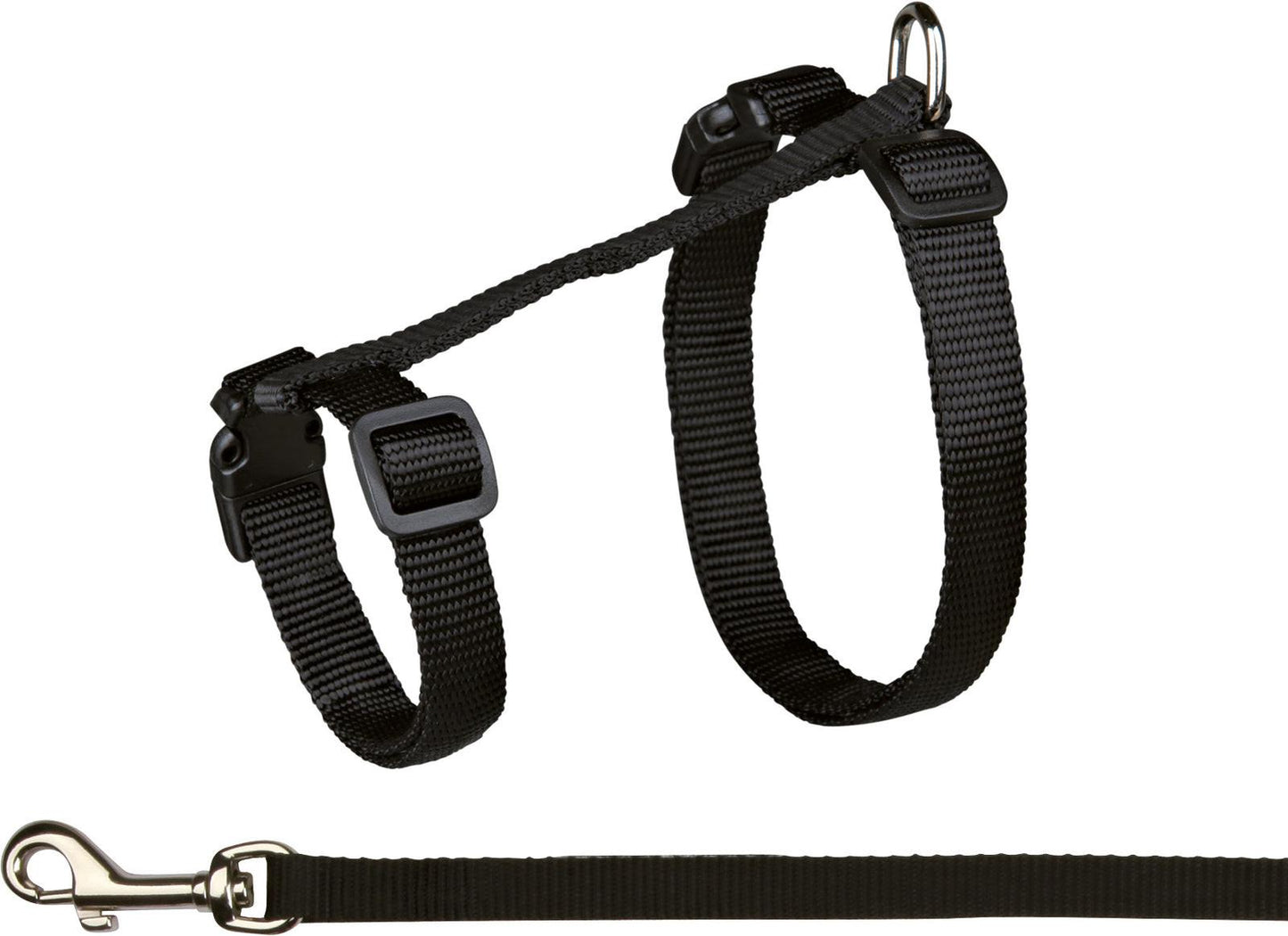 Trixie Cat harness with leash, XL, nylon, 34-57 cm/13 mm, 1.20 m.