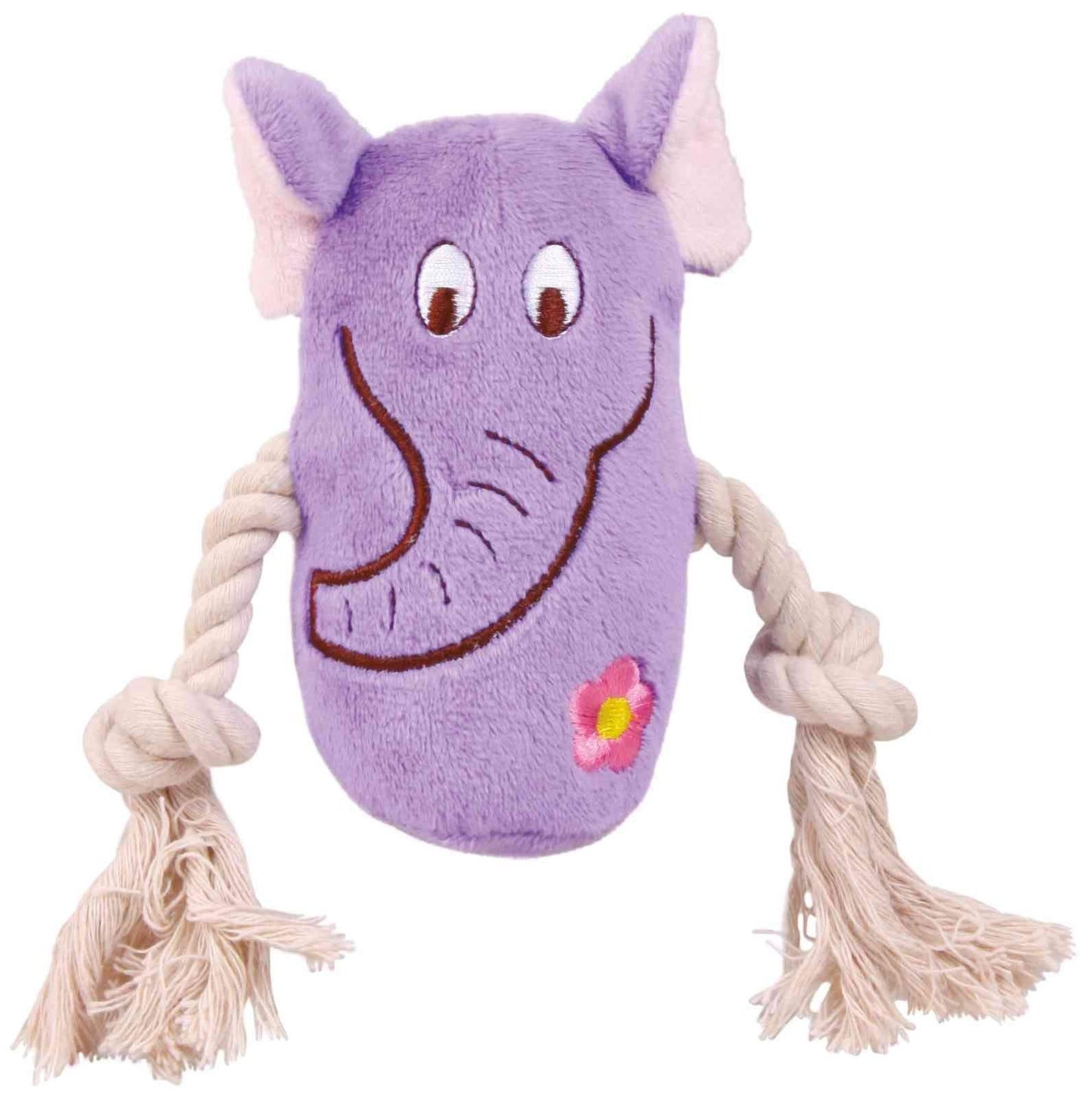 Trixie Animal with rope, plush, 13 cm.