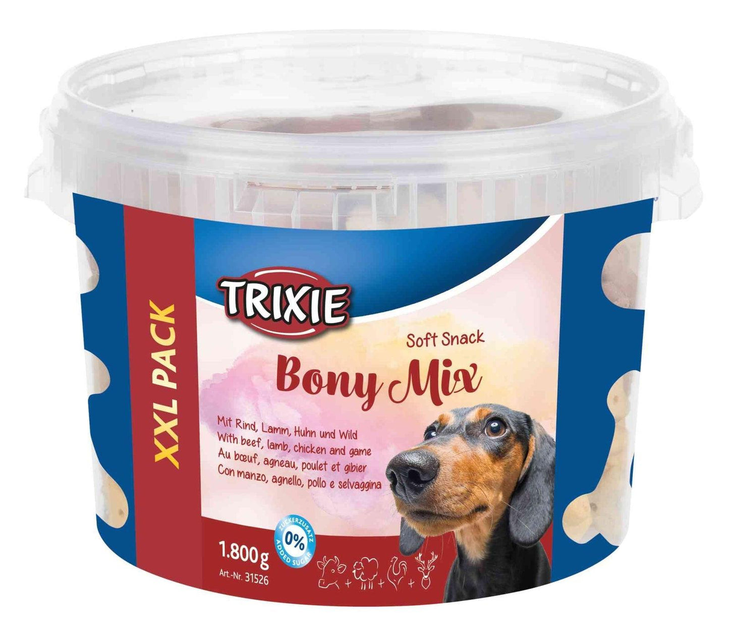 Trixie Soft Snack Bony Mix, XXL Pack, 1,800 g.