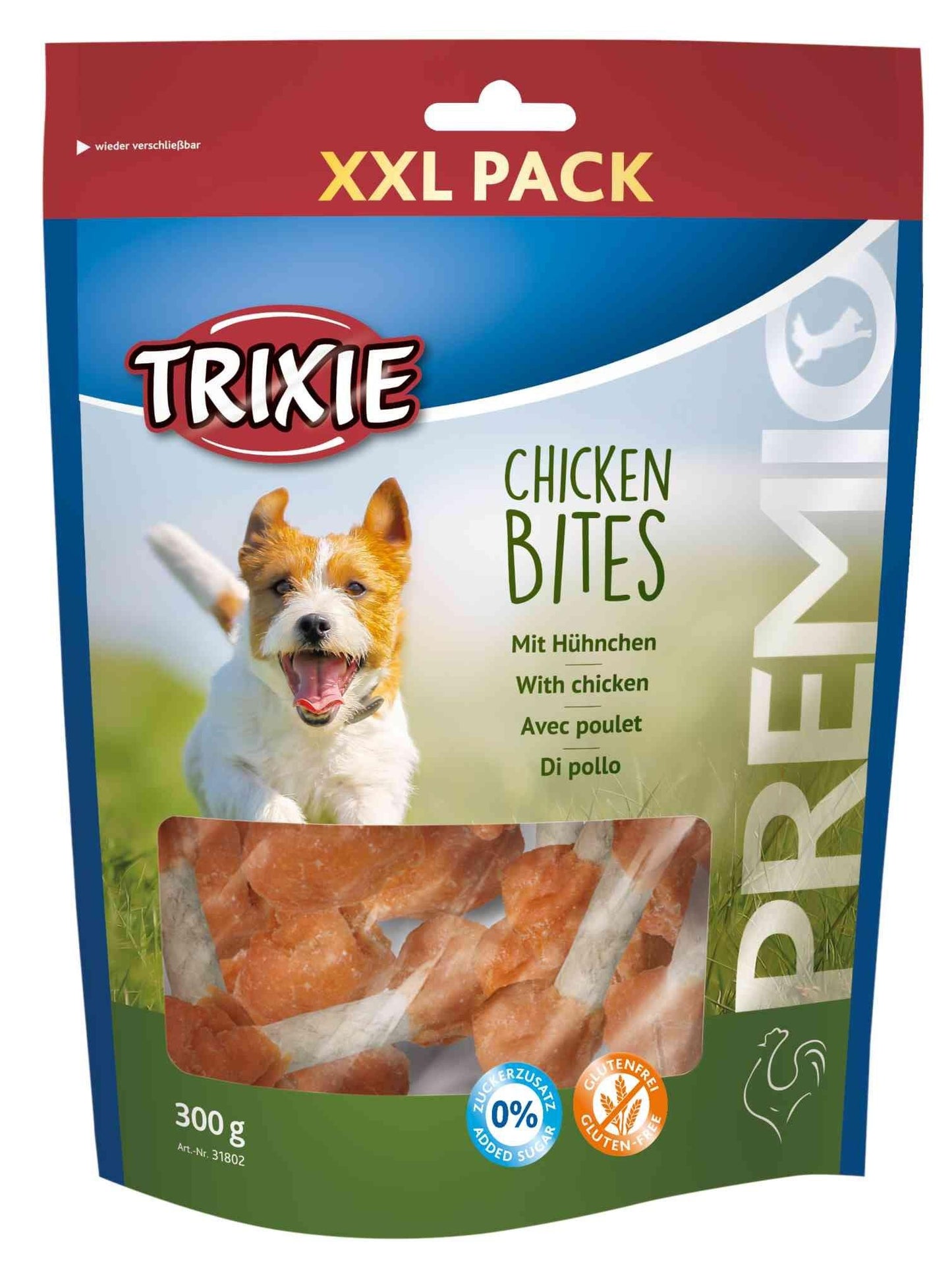 Trixie PREMIO Chicken Bites, XXL Pack, 300 g.