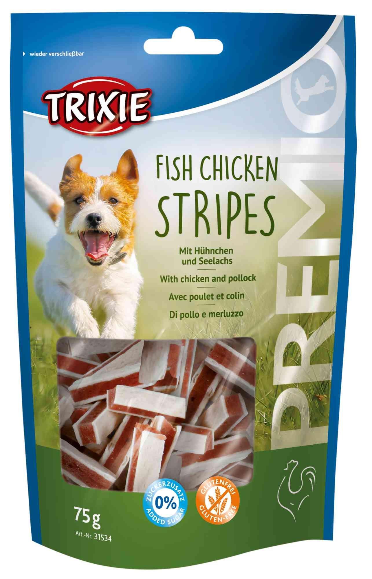 Trixie PREMIO Stripes, chicken and pollock, 75 g.