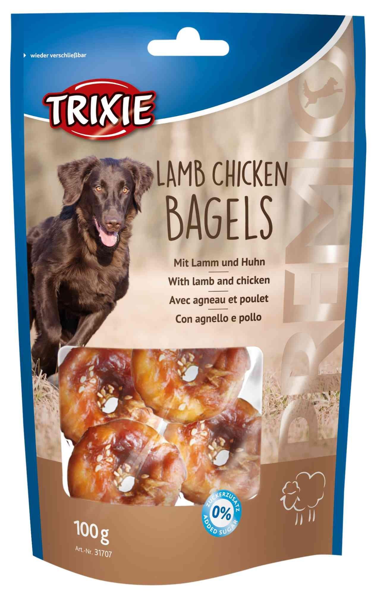 Trixie PREMIO Lamb Chicken Bagels, 100 g.