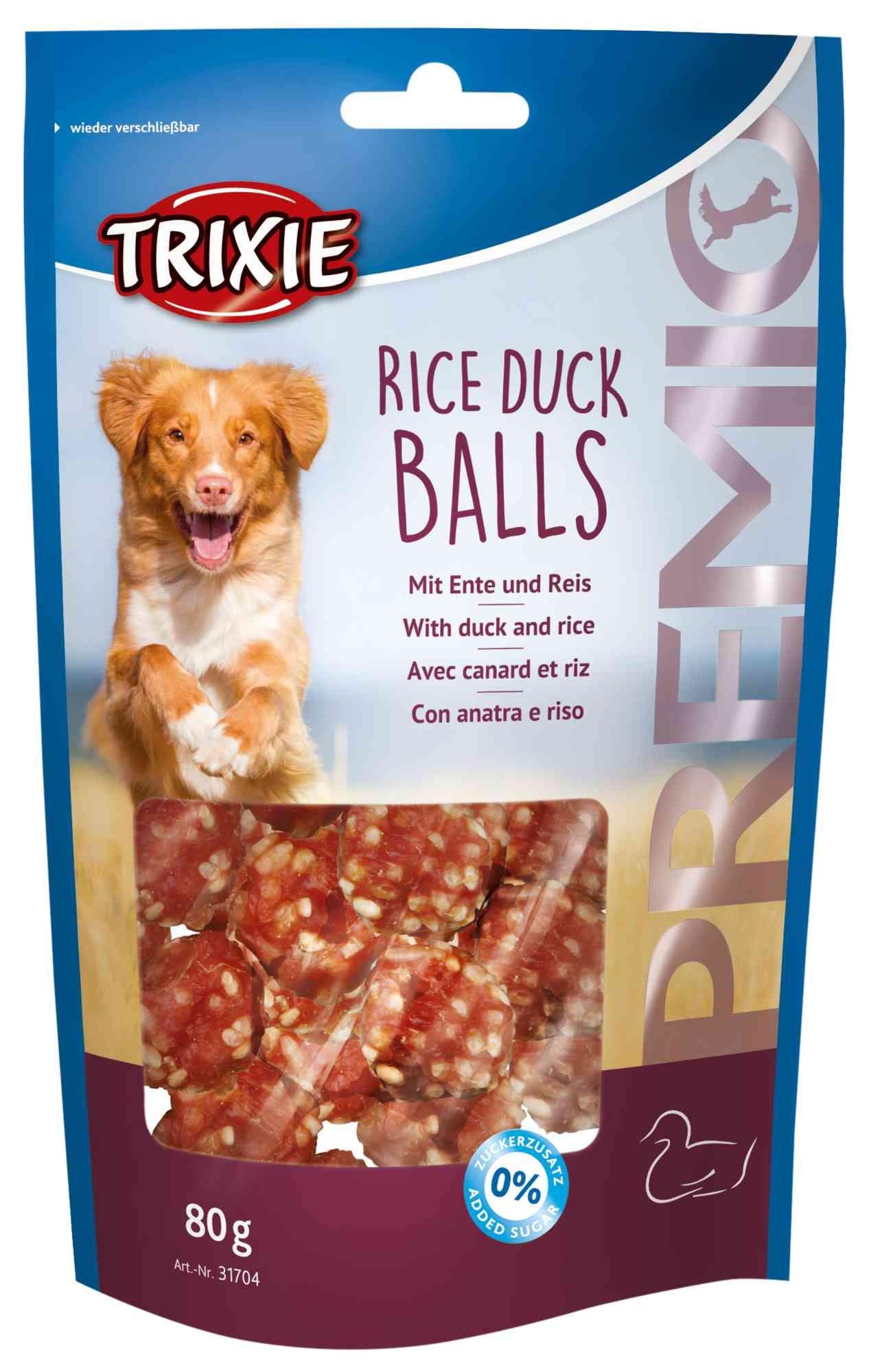 Trixie PREMIO Rice Duck Balls, 80 g.