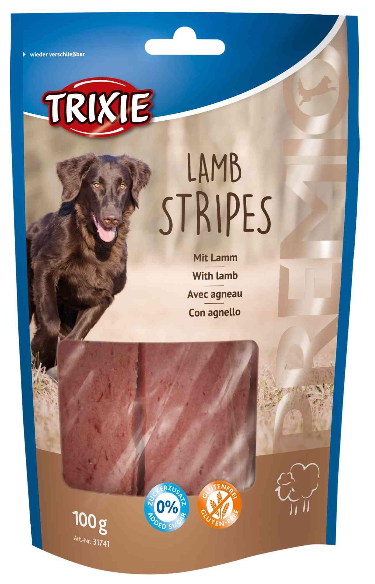 Trixie PREMIO Lamb Stripes, 100 g.
