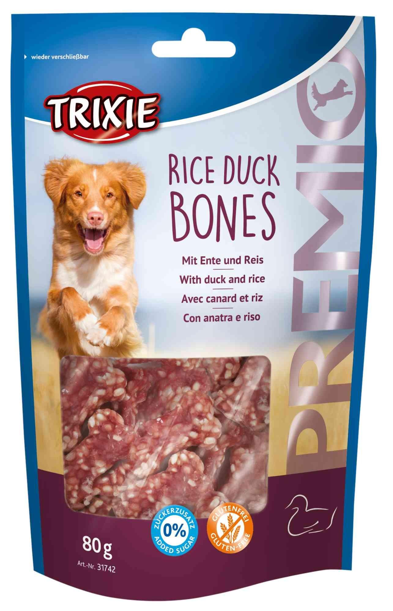 Trixie PREMIO Rice Duck Bones, 80 g.