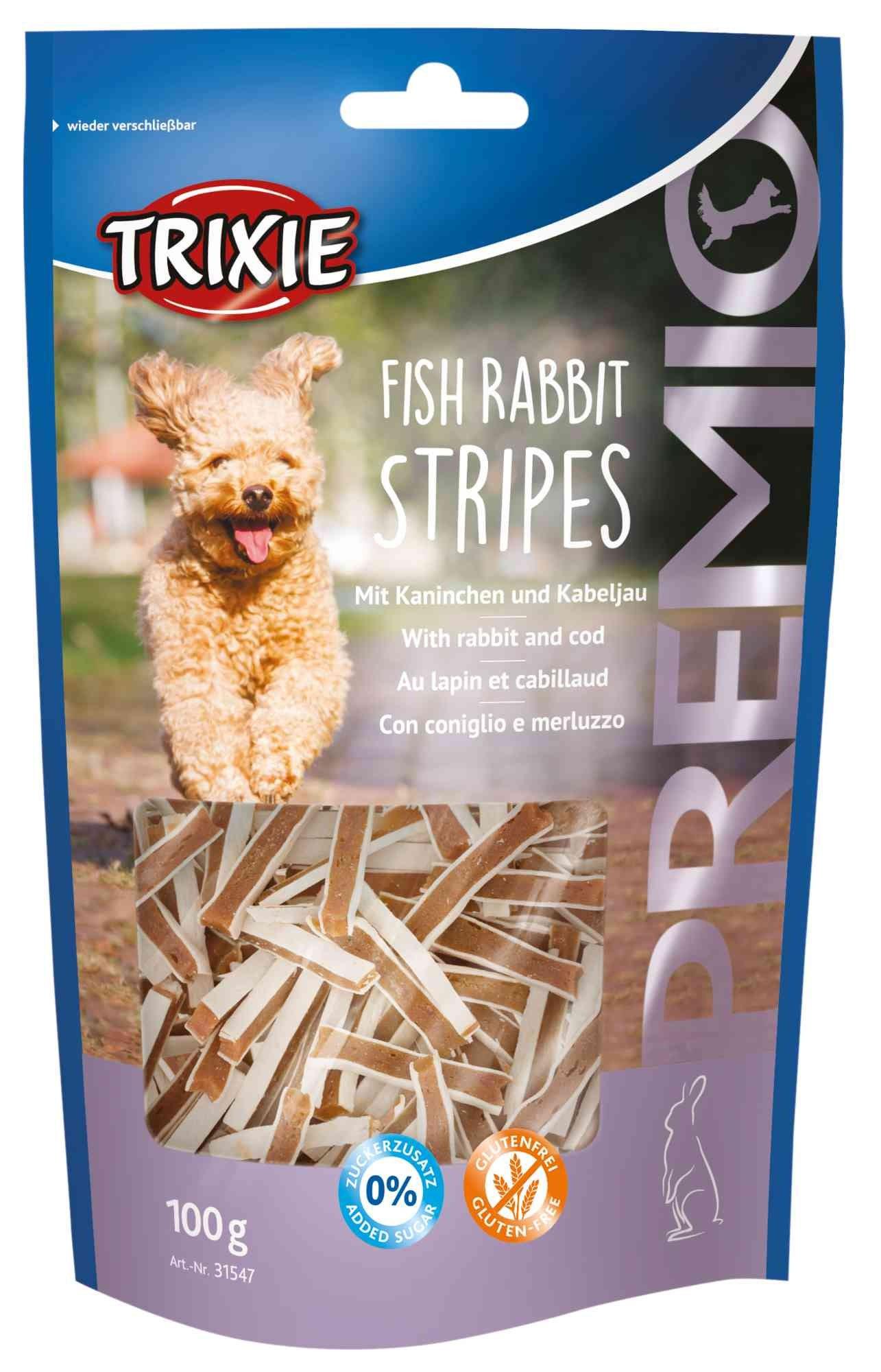 Trixie PREMIO Fish Rabbit Stripes, 100 g.