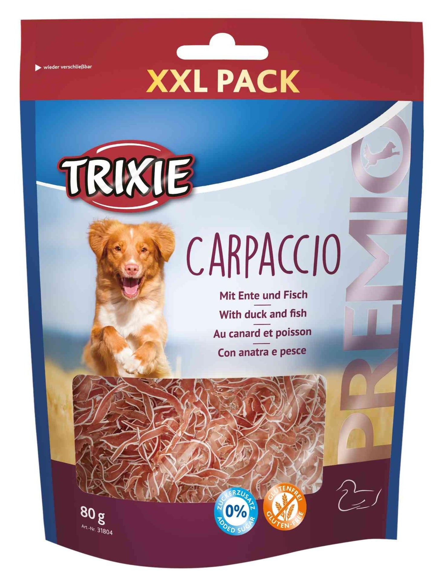 Trixie PREMIO Carpaccio with duck and fish, 80 g.
