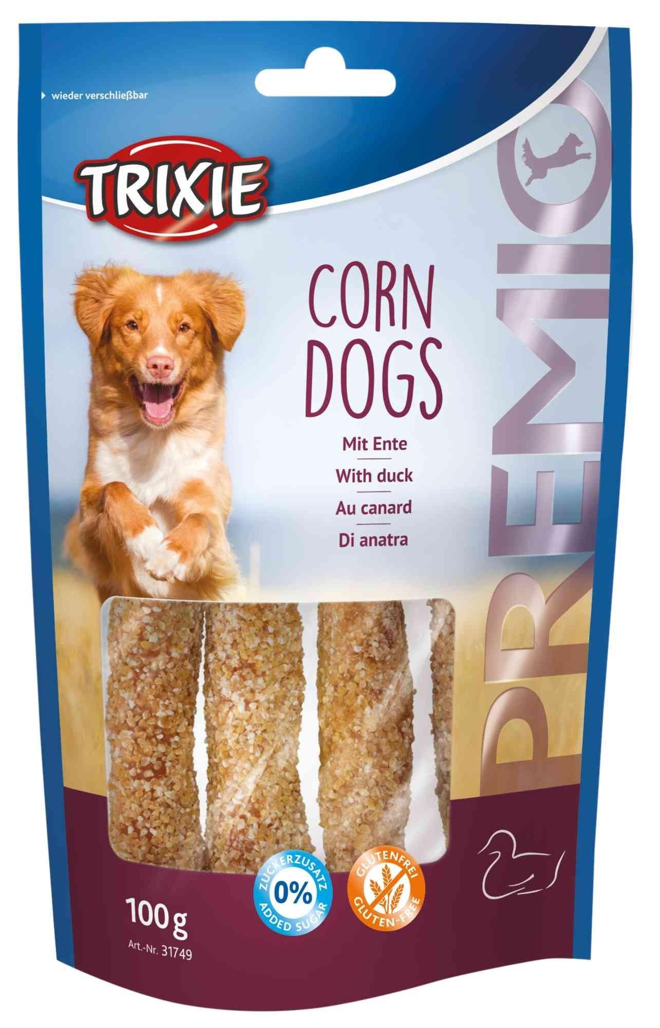 Trixie PREMIO Corn Dogs with duck, 4 pcs./100 g.