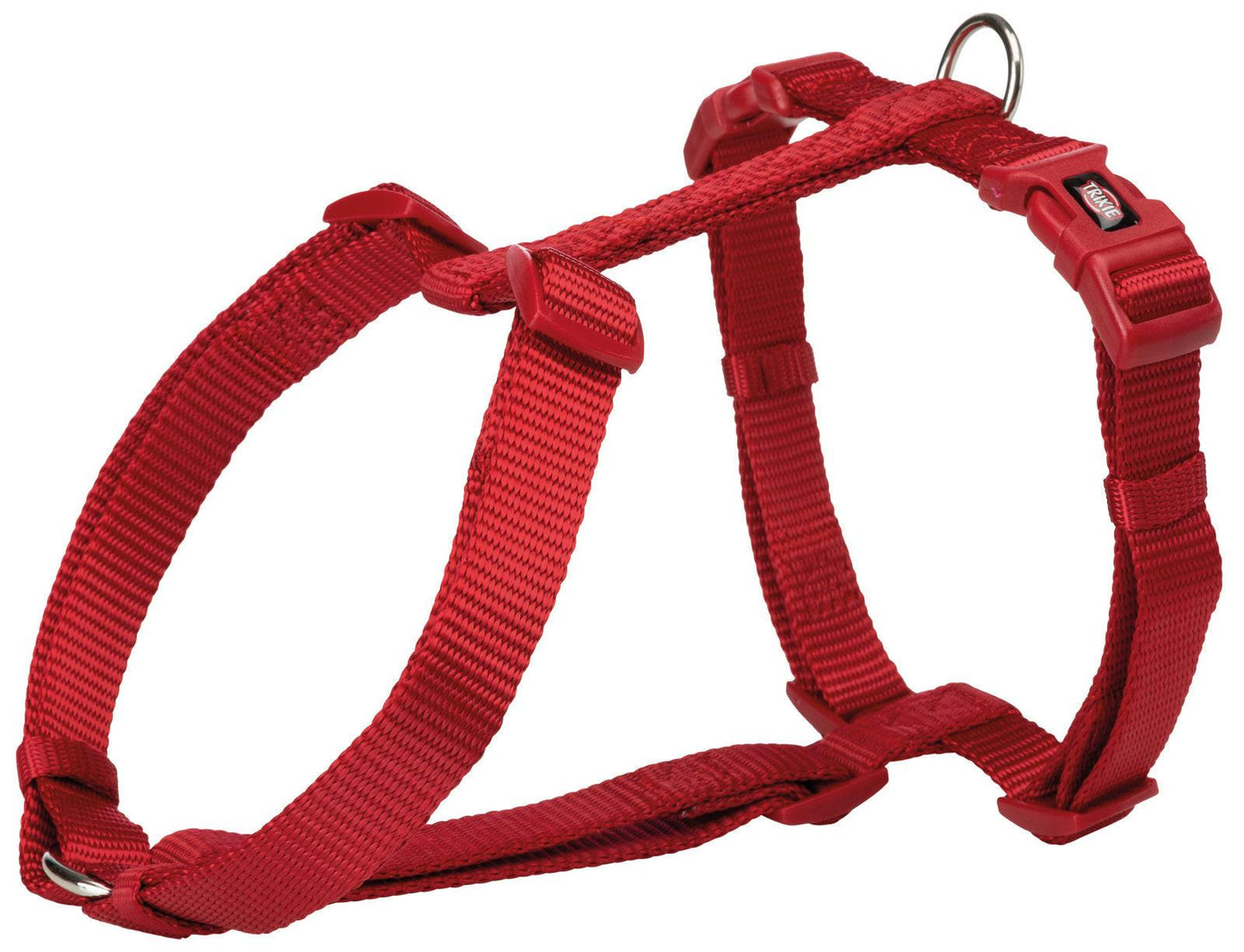 Trixie Premium H-harness, L: 60-87 cm/25 mm, red.