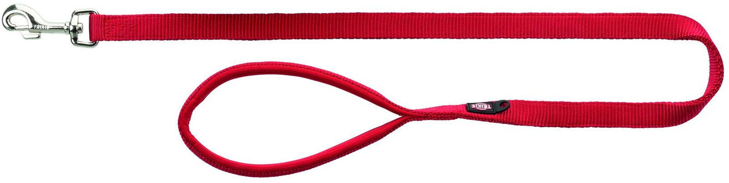 Trixie Premium leash, XS-S: 1.20 m/15 mm, red.
