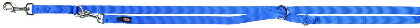 Trixie Premium adjustable leash, L-XL: 2.00 m/25 mm, royal blue.