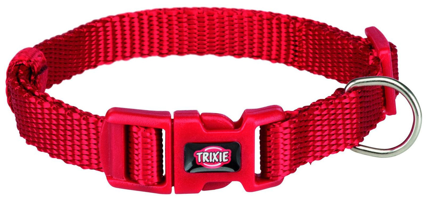 Trixie Premium collar, XS-S: 22-35 cm/10 mm, red.