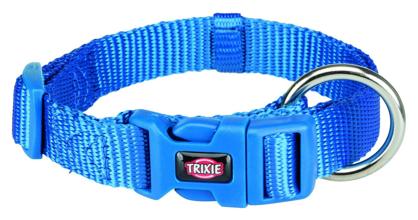 Trixie Premium collar, S-M: 30-45 cm/15 mm, royal blue.