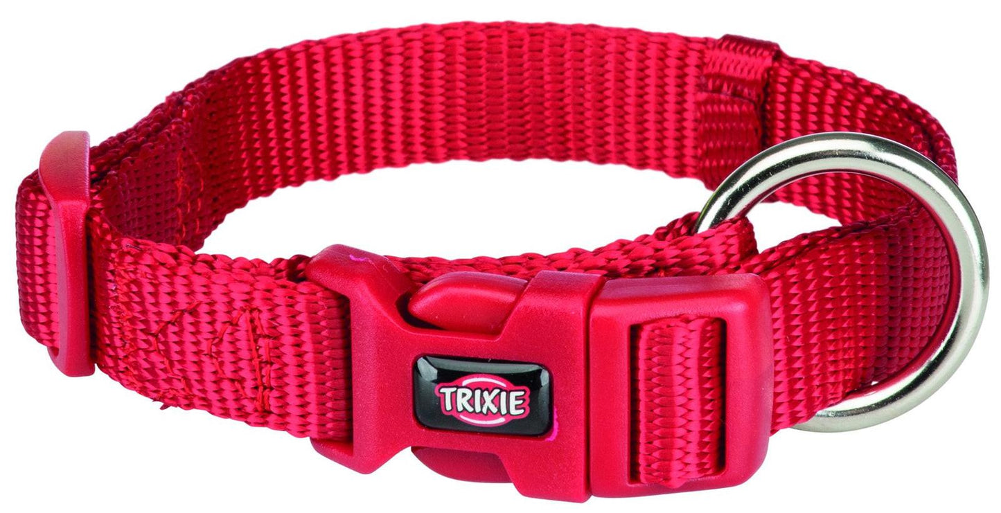 Trixie Premium collar, S-M: 30-45 cm/15 mm, red.