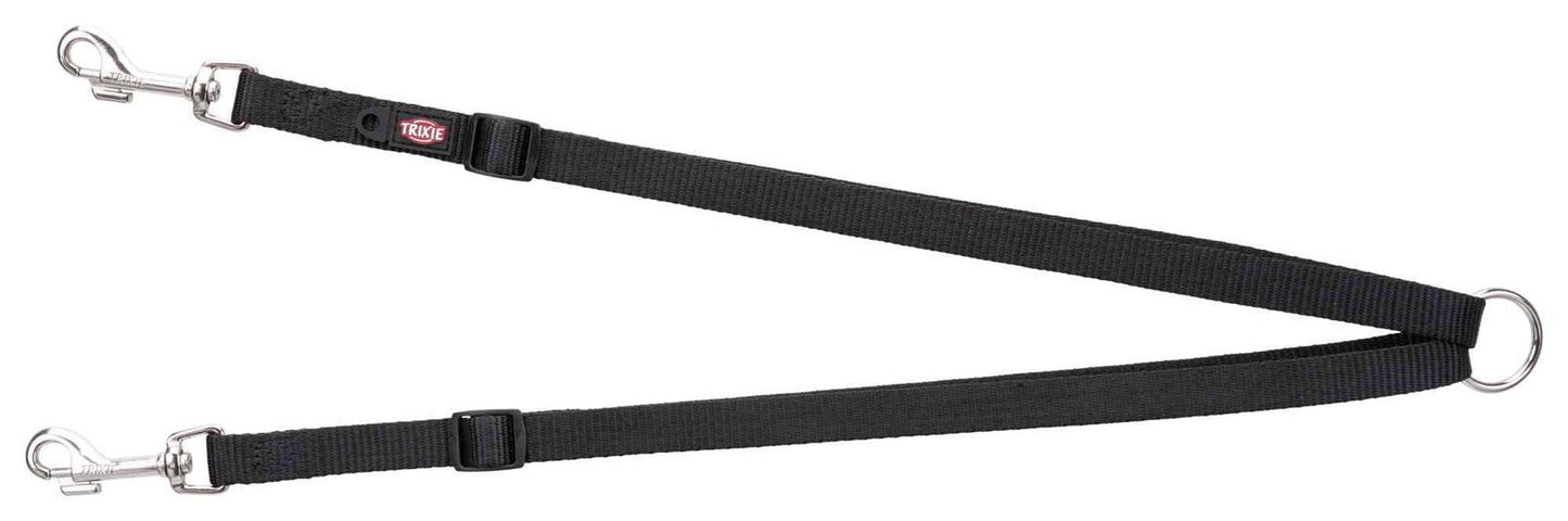 Trixie Premium couple, XS-M: 40-70 cm/15 mm, black.