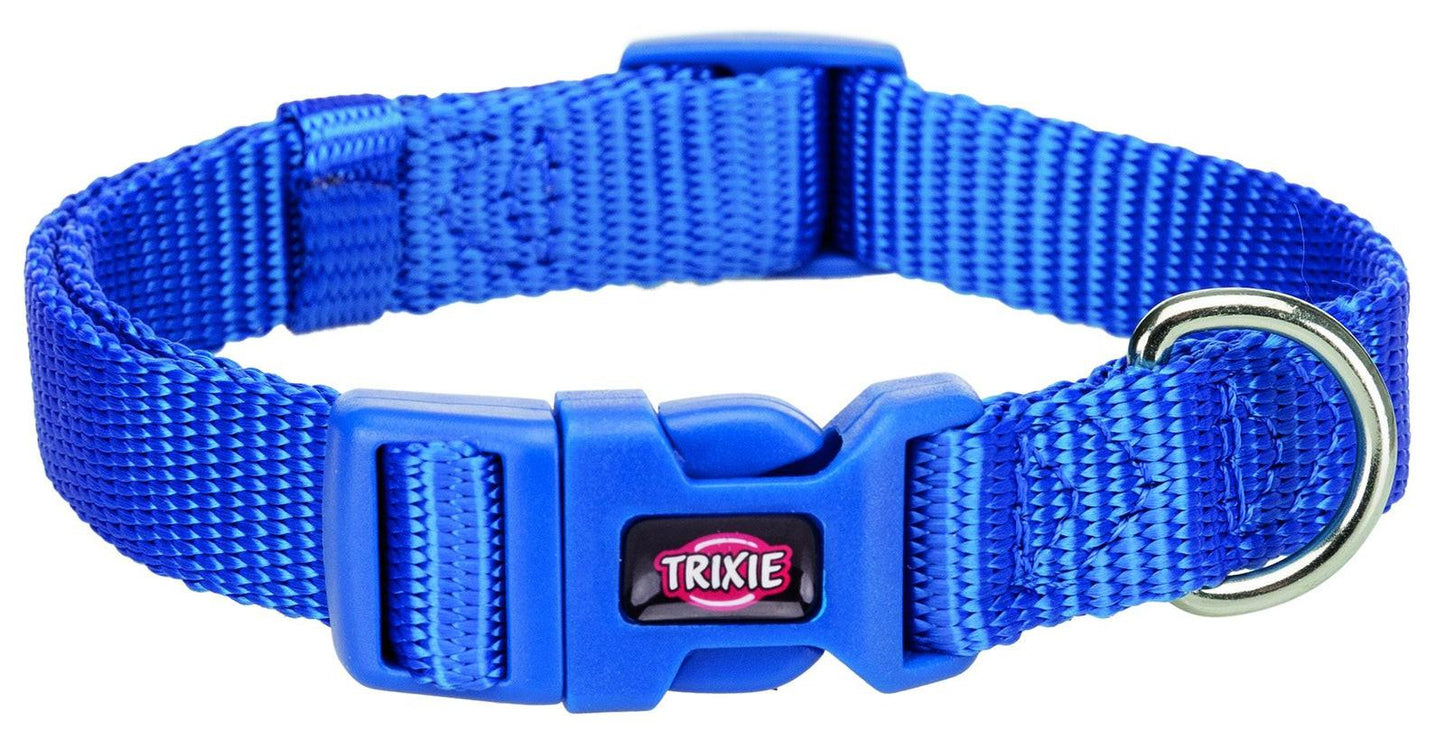 Trixie Premium collar, S: 25-40 cm/15 mm, royal blue.