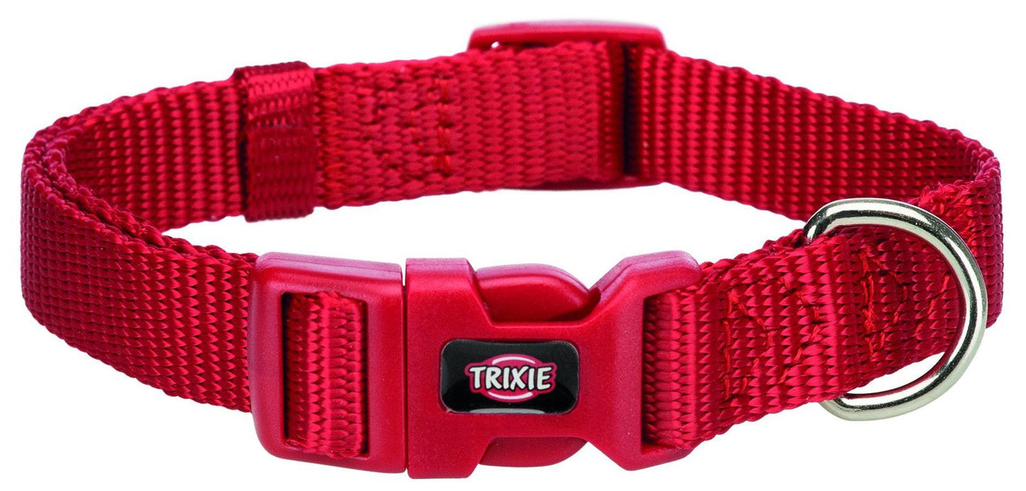 Trixie Premium collar, S: 25-40 cm/15 mm, red.