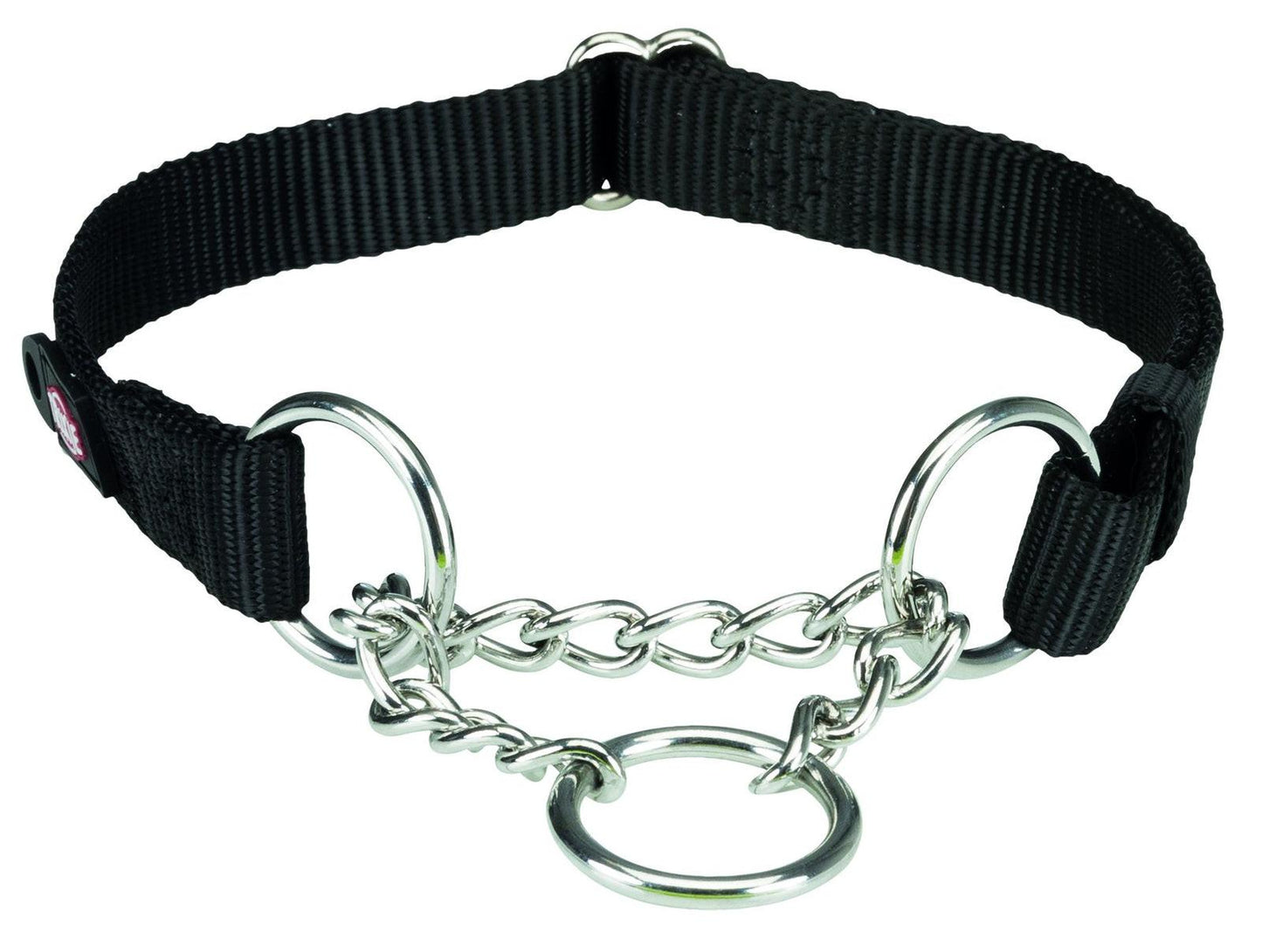 Trixie Premium choke, M-L: 35-50 cm/20 mm, black.