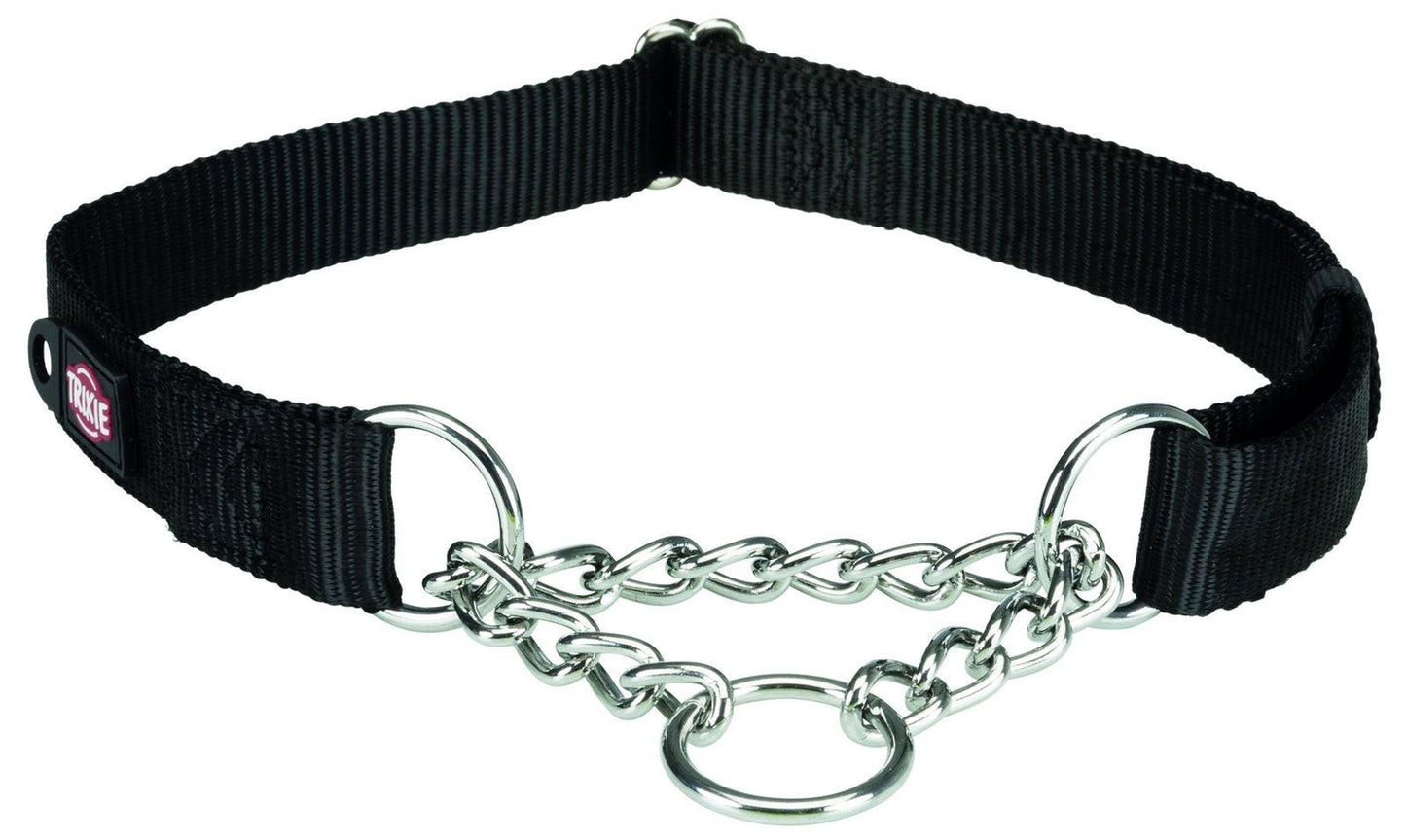 Trixie Premium choke, L-XL: 45-70 cm/25 mm, black.