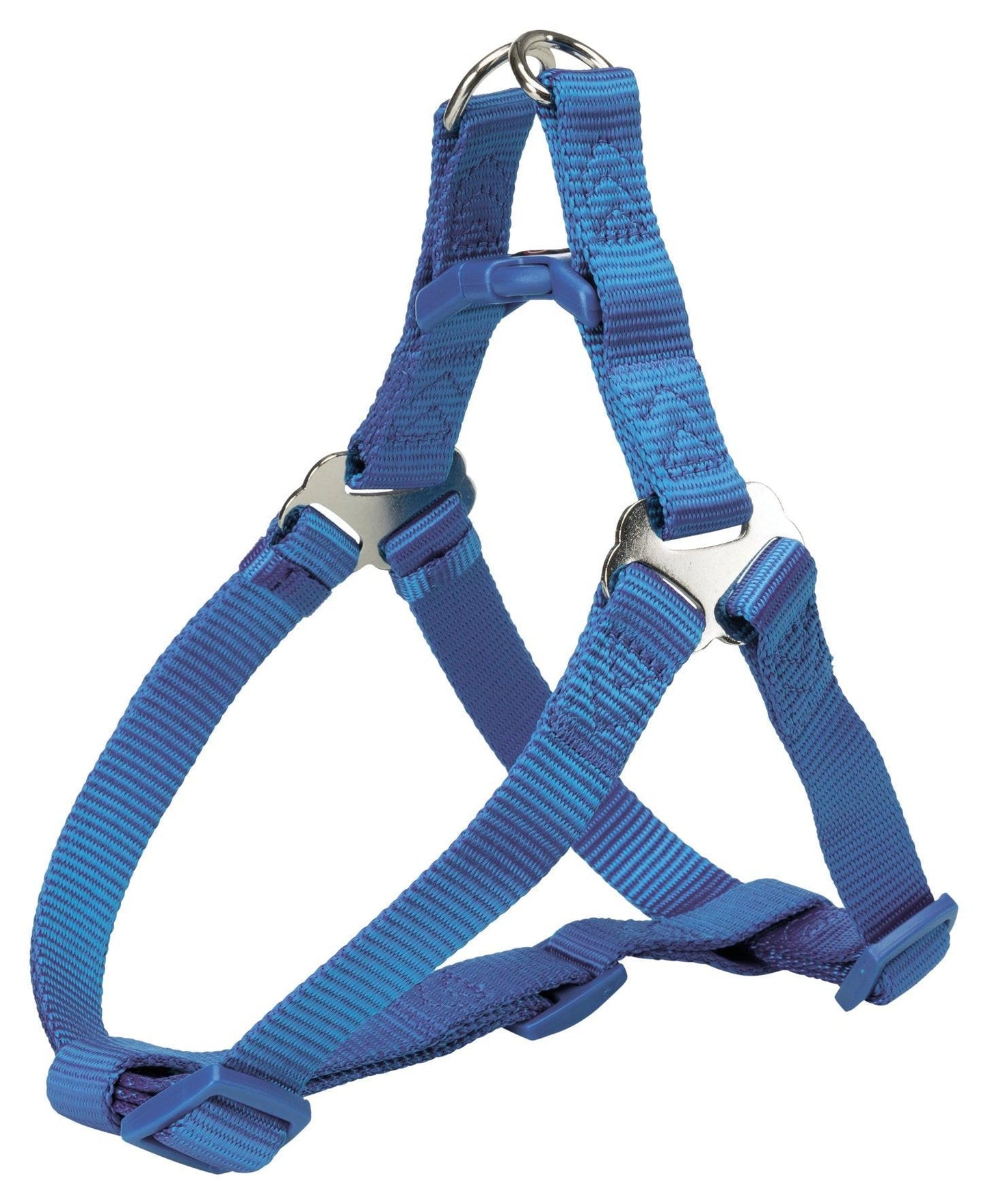 Trixie Premium One Touch harness, L: 65-80 cm/25 mm, royal blue.