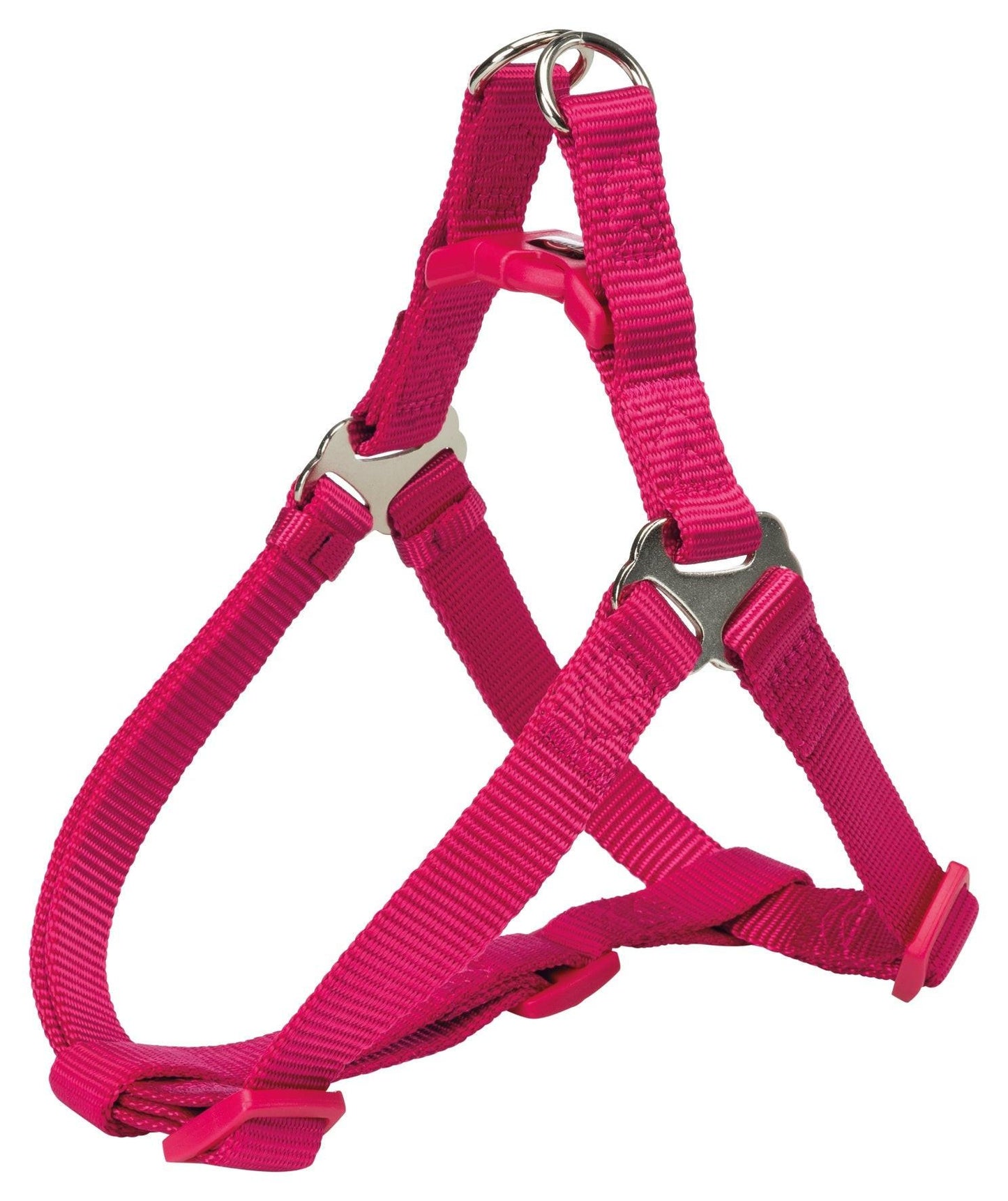 Trixie Premium One Touch harness, M: 50-65 cm/20 mm, fuchsia.