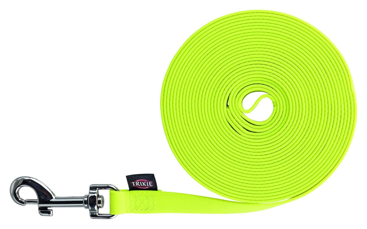 Trixie Easy Life tracking leash, 5 m/13 mm, neon yellow.